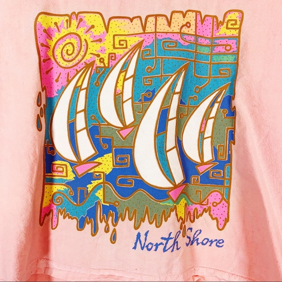Vintage 1990's North Shore Crop Top Size Large - Picture 2 of 4